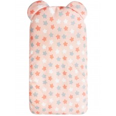 Конверт "Мишка" Микс Розовый Меховой Зима 