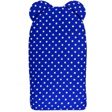 Конверт "Мишка" Звезды на Синем Меховой Зима 