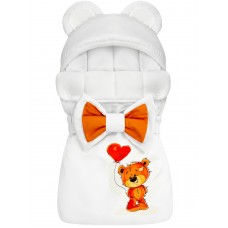 Конверт "Мишка" принт "Teddy & Love-Balloon" Флис Зима 