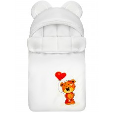 Конверт "Мишка" принт "Teddy & Love-Balloon" Флис Зима 