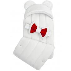 Конверт "Мишка" принт "Winter Bears" Red Флис Зима 