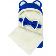 Конверт "Мишка" принт "Star Line" Cornflower Меховой Зима Конверт "Мишка" принт "Star Line" Cornflower Меховой Зима