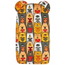 Конверт "Мишка" Bears with Hearts Флис Деми