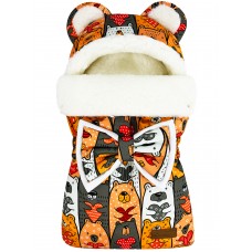 Конверт "Мишка" Bears with Hearts Меховой Зима