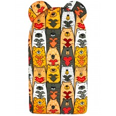 Конверт "Мишка" Bears with Hearts Меховой Зима