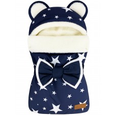 Конверт "Мишка" Star Mix Dark Blue Меховой Зима Конверт "Мишка" Star Mix Dark Blue Меховой Зима