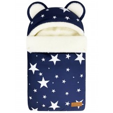 Конверт "Мишка" Star Mix Dark Blue Меховой Зима Конверт "Мишка" Star Mix Dark Blue Меховой Зима