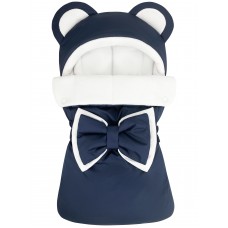 Конверт "Мишка" Dark Blue Флис Зима 