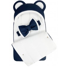Конверт "Мишка" Dark Blue Флис Зима 