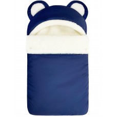 Конверт "Мишка" Dark Blue Меховой Зима 
