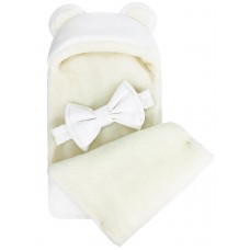 Конверт "Мишка" White Меховой Зима 