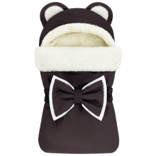 Конверт "Мишка" Brown Меховой Зима 