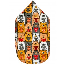 Конверт "Bears with Hearts" Флис Зима