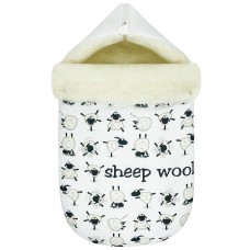 Конверт принт "Funny Sheep" Меховой Зима 