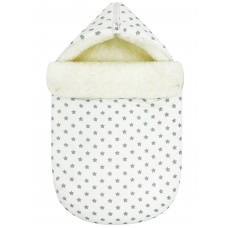 Конверт "Звезды на Белом" Меховой Зима 