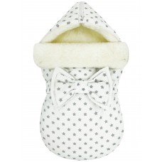 Конверт "Звезды на Белом" Меховой Зима 