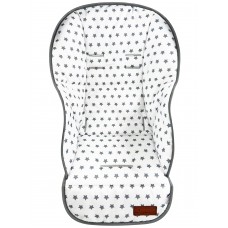 Чехол на стульчик для кормления "Star Line" White