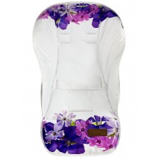 Чехол на стульчик для кормления принт "Violet Flowers"