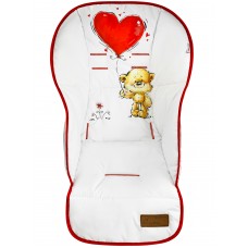 Чехол на стульчик для кормления принт "Heart for Teddy"