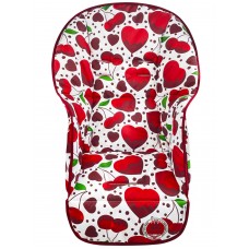Чехол на стульчик для кормления принт "Cherry Love"