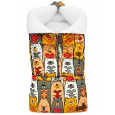 Конверт "Junior" Bears with Hearts Флис Деми