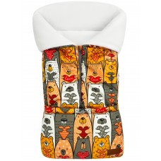 Конверт "Junior" Bears with Hearts Флис Деми