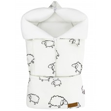 Конверт "Junior" Sleepy Sheep Флис Белый Деми