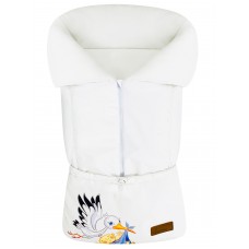 Конверт "Junior" принт "Аистенок и Малыш" Флис Зима Конверт "Junior" принт "Аистенок и Малыш" Флис Зима