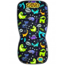Матрасик в коляску и автокресло принт "Dino"