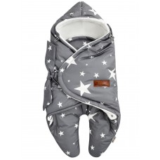 Конверт "МимиМотик" New "Star Mix" Grey Флис Зима