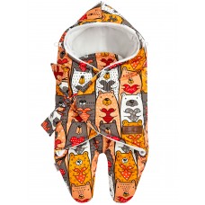 Конверт "МимиМотик" New Bears with Hearts Флис Зима