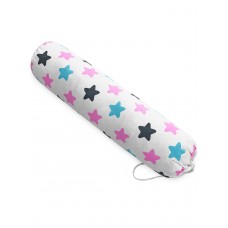 Бортик в кроватку "Roller" Pink Black