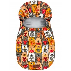 Конверт "Urban Style" Bears with Hearts Флис Деми