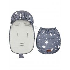 Конверт "Urban Style" Star Mix Grey Флис Зима