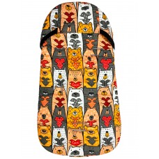 Конверт "Urban Style" Bears with Hearts Меховой Зима