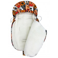 Конверт "Urban Style" Bears with Hearts Меховой Зима