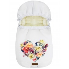 Конверт "Urban Style" принт "Floral Heart" Меховой Зима