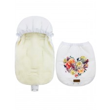 Конверт "Urban Style" принт "Floral Heart" Меховой Зима