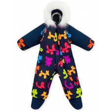 Конверт-комбинезон "Transformer" принт "Twisted Balloon" 