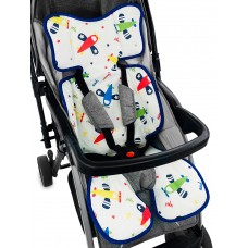 Матрасик в коляску и автокресло "Shape" Авиатор