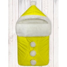 Конверт "BomBon" Yellow Меховой Зима 